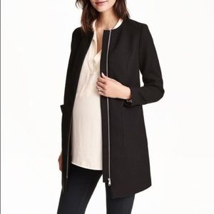 H&M MAMA Collarless Cardi Coat